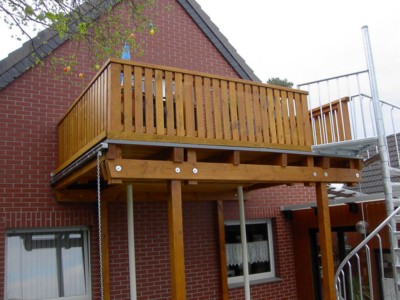 Ein Balkon von Weihmann in Porta Westfalica